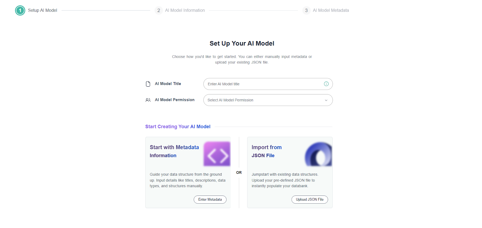 Set up your AI Model