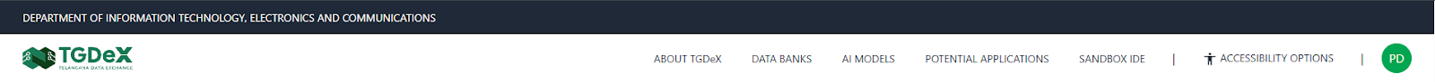 Post-Login Navigation Bar