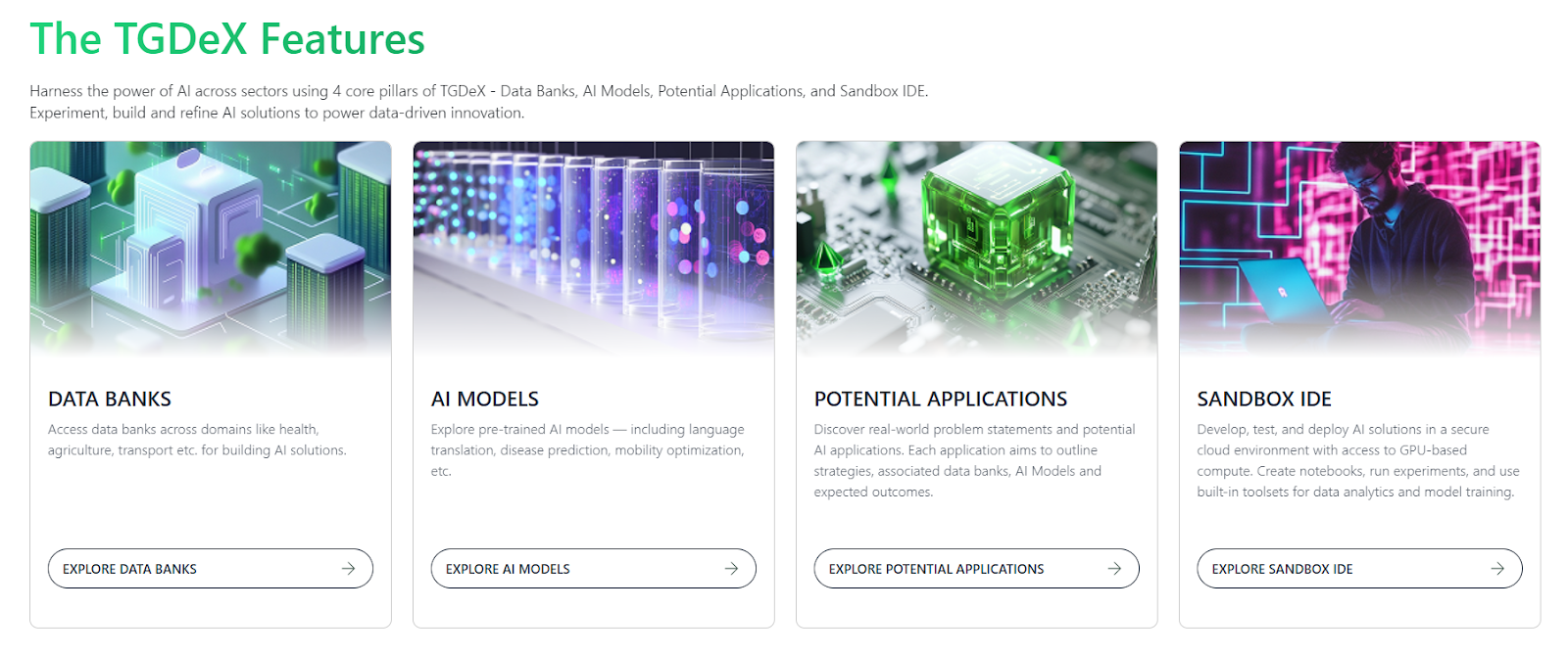 The TGDeX Features